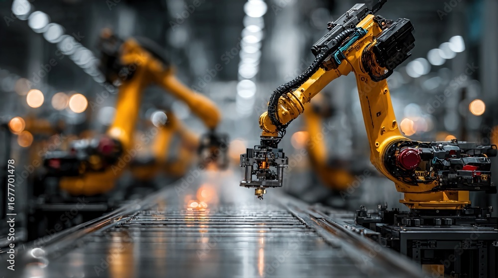 Multiple robot arms working in coordination